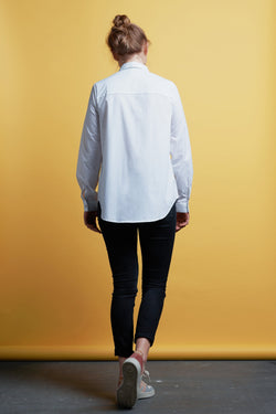 Tops - Classic Shirt White <br> By Kowtow