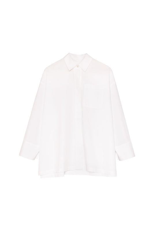 Tops - Classic Shirt White <br> By Kowtow