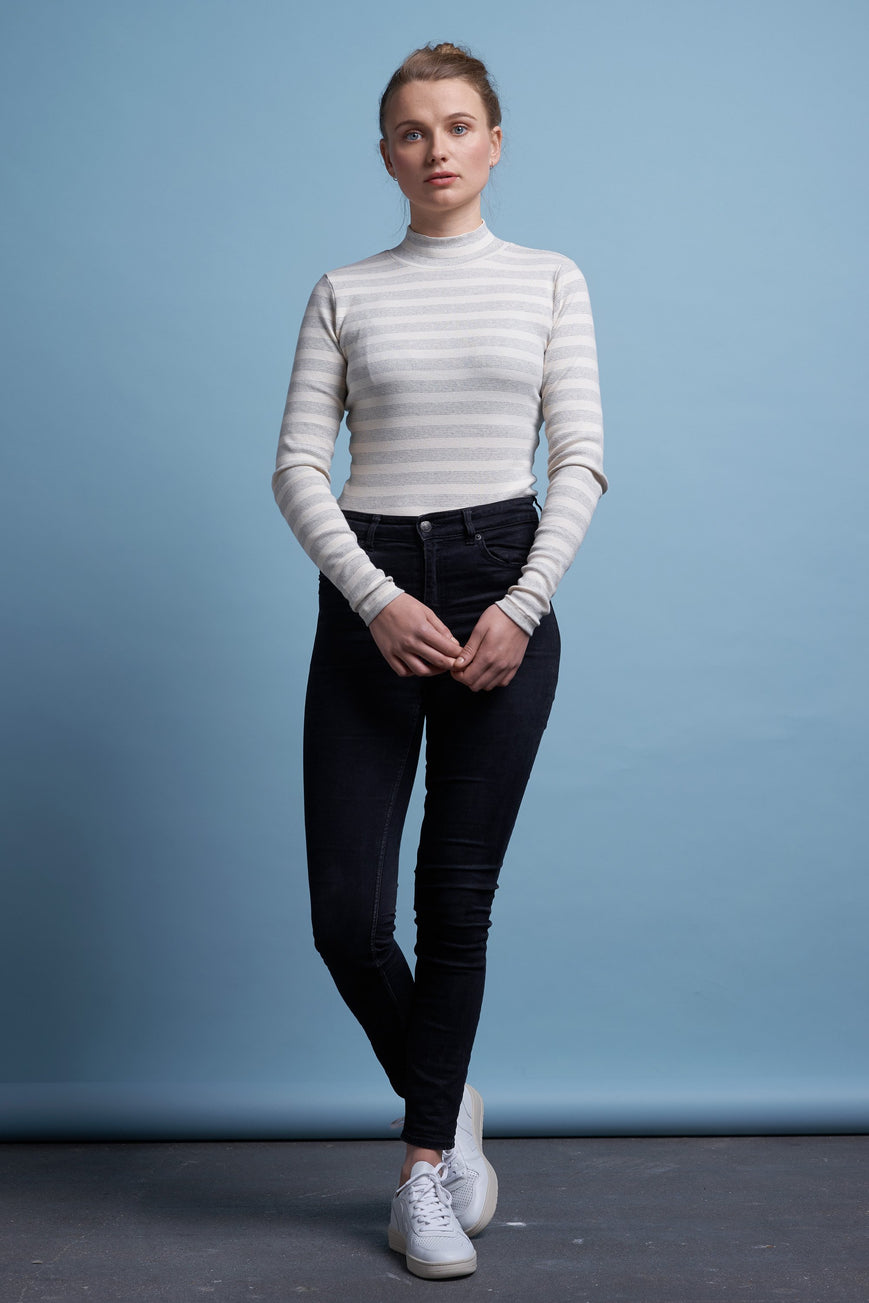 Tops - Jacobina Top Stripe Rib <br> By Kings Of Indigo