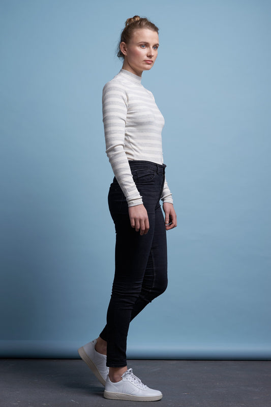 Tops - Jacobina Top Stripe Rib <br> By Kings Of Indigo