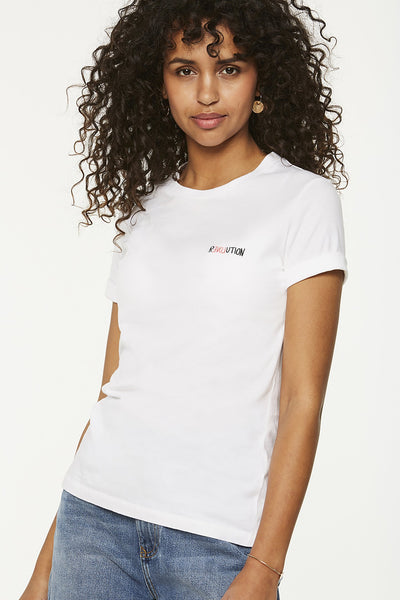 Tops - Lida T-shirt Revolution <br> By Armedangels