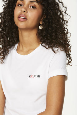 Tops - Lida T-shirt Revolution <br> By Armedangels