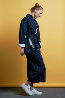 Tops - Lines Shirt Stripe <br> By Kowtow