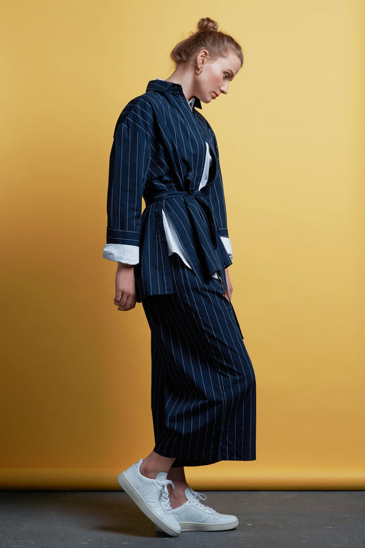 Tops - Lines Shirt Stripe <br> By Kowtow