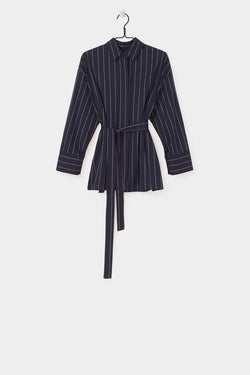 Tops - Lines Shirt Stripe <br> By Kowtow