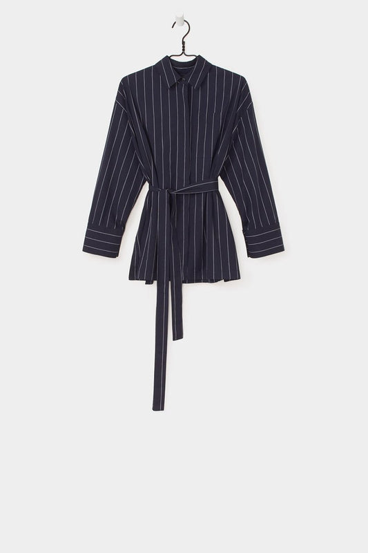 Tops - Lines Shirt Stripe <br> By Kowtow