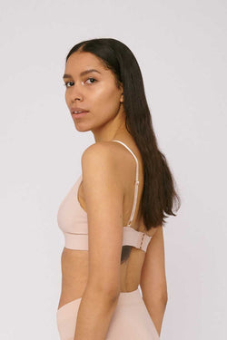 shop triangle bra by Organic Basics I oak