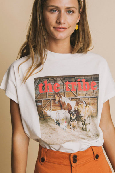 the tribe volta t-shirt by Thinking Mu on thegreenlabels