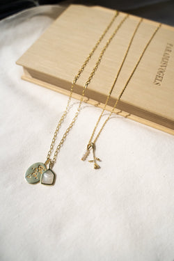 shop twisted necklace gold by Flawed at thegreenlabels