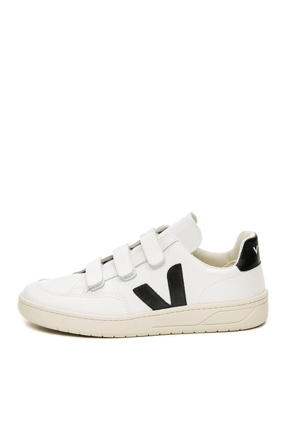 v-lock sneaker extra white black by Veja