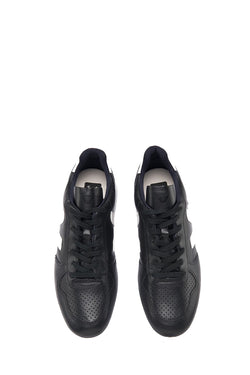 v-10 leather sneaker black white by Veja on thegreenlabels