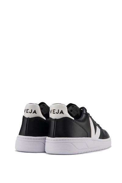 v-10 leather sneaker black white by Veja on thegreenlabels