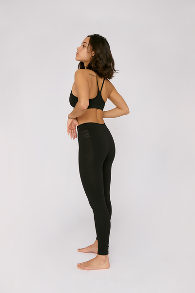 silver tech active leggings by organic basics on thegreenlabels.com