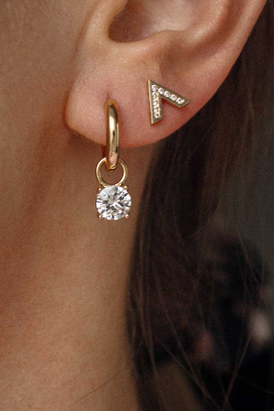 venus stud gold by sunny afternoon on thegreenlabels.com