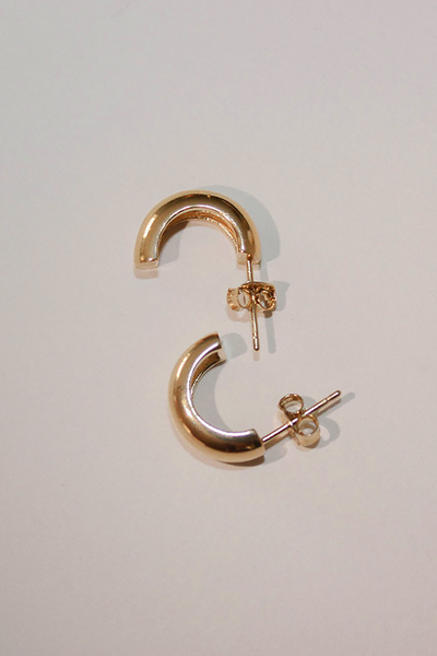 chunky hoop 16mm gold <br> by sunny afternoon