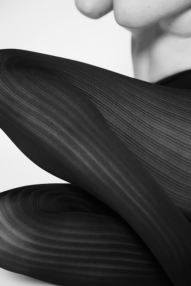 alma rib tights black