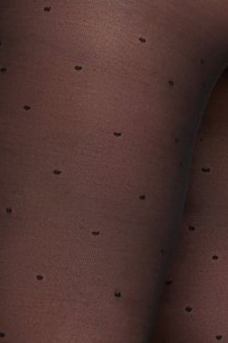 doris dot stockings tights black by Swedish Stockings