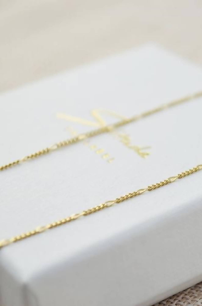 figaro necklace gold